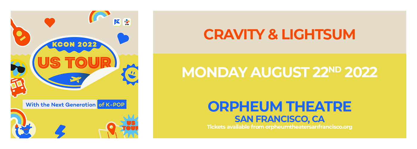 Kcon Tour San Francisco with Cravity & Lightsum at Orpheum Theatre San Francisco