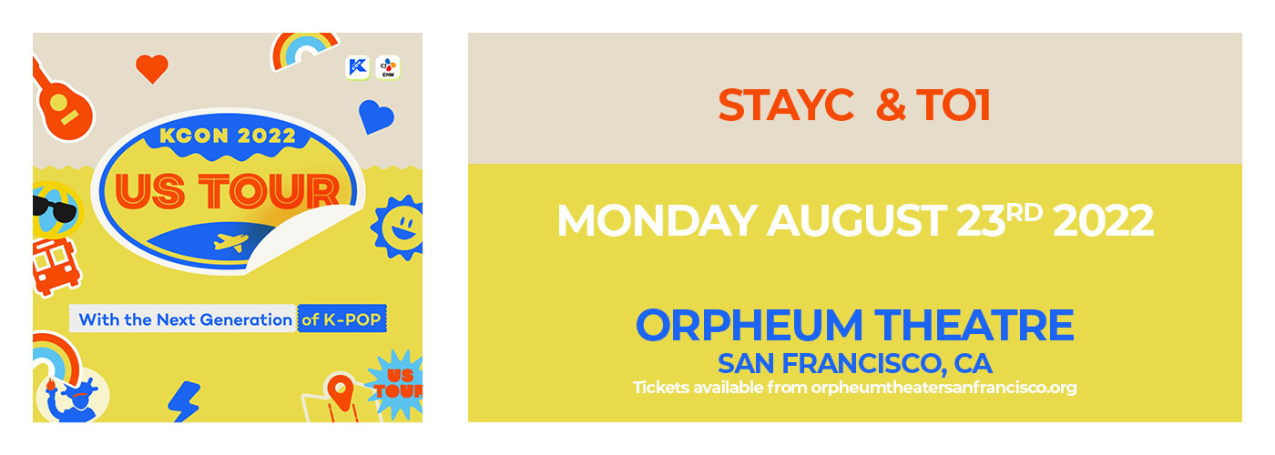 Kcon Tour San Francisco with Stayc & To1 at Orpheum Theatre San Francisco